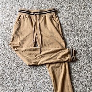 tan joggers